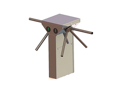 Single Leg Double Stainless Steel Tripod Waist Turnstile