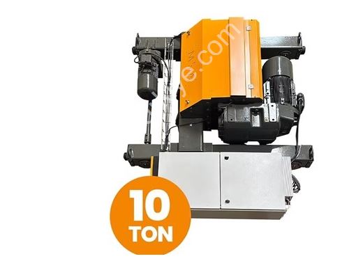 10 Ton Kapasiteli Arabalı Vinç