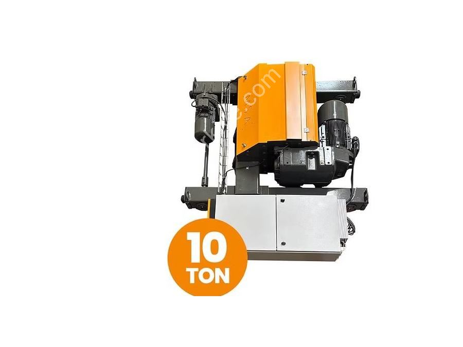 10 Ton Kapasiteli Arabalı Vinç