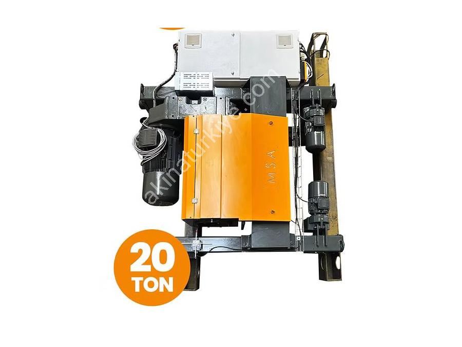 20 Ton Kapasiteli Arabalı Vinç