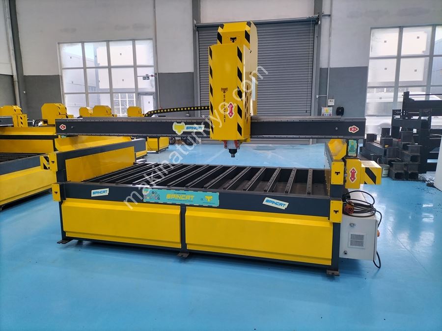 250X150x40 Cm Kesim Alanlı Sulu Kesim Step Cnc Router