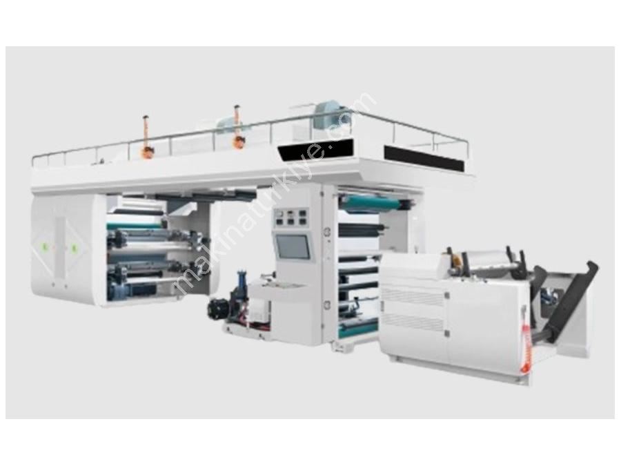 4 Color Servo CI Drum Flexo Printing Machine