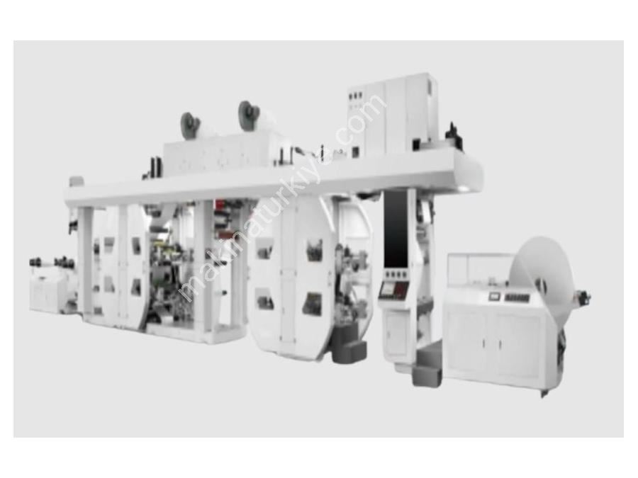 4+4 Color Double-Sided CI Type Drum Flexo Printing Machine