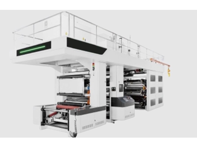 6 Color Servo Gear Driven CI Type Drum Flexo Printing Machine - 0