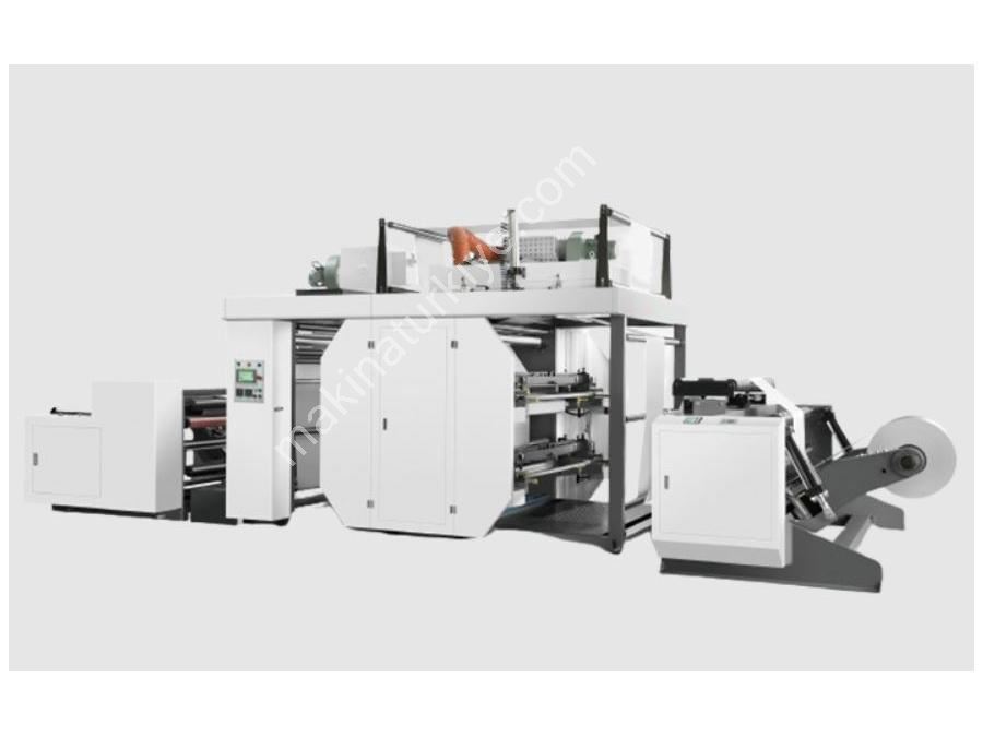 Machine d'impression flexographique haute vitesse à 4 couleurs