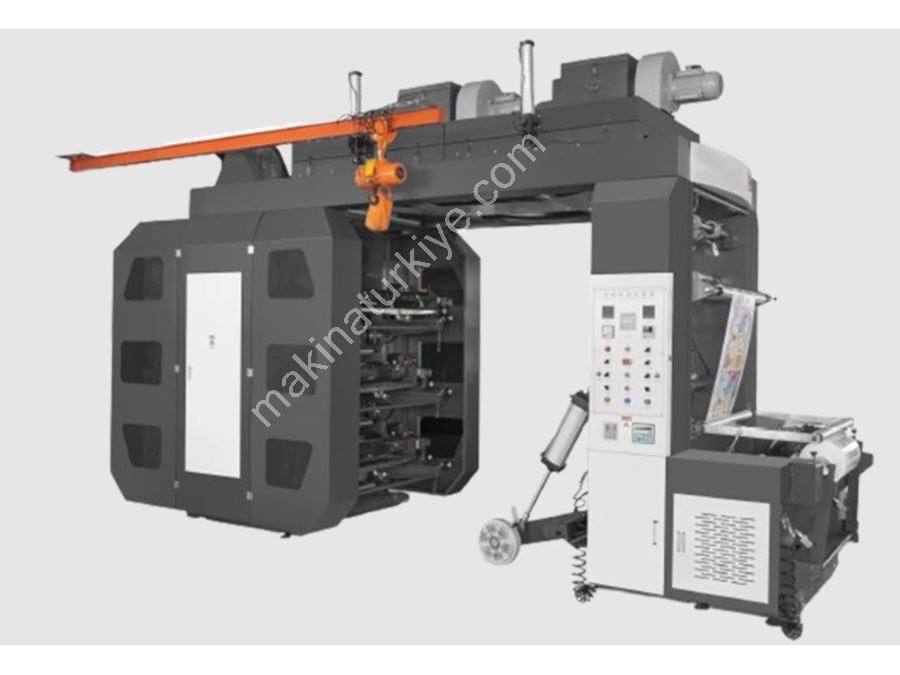 6-Farben-Turm-Typ Hochgeschwindigkeits-Flexodruckmaschine