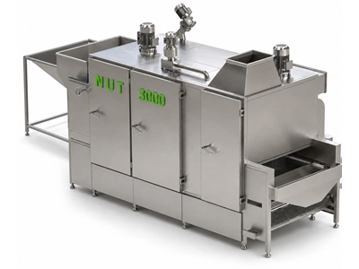 Machine à rôtir des fruits secs à combustible bio-coque 175-350 Kg/heure - 1