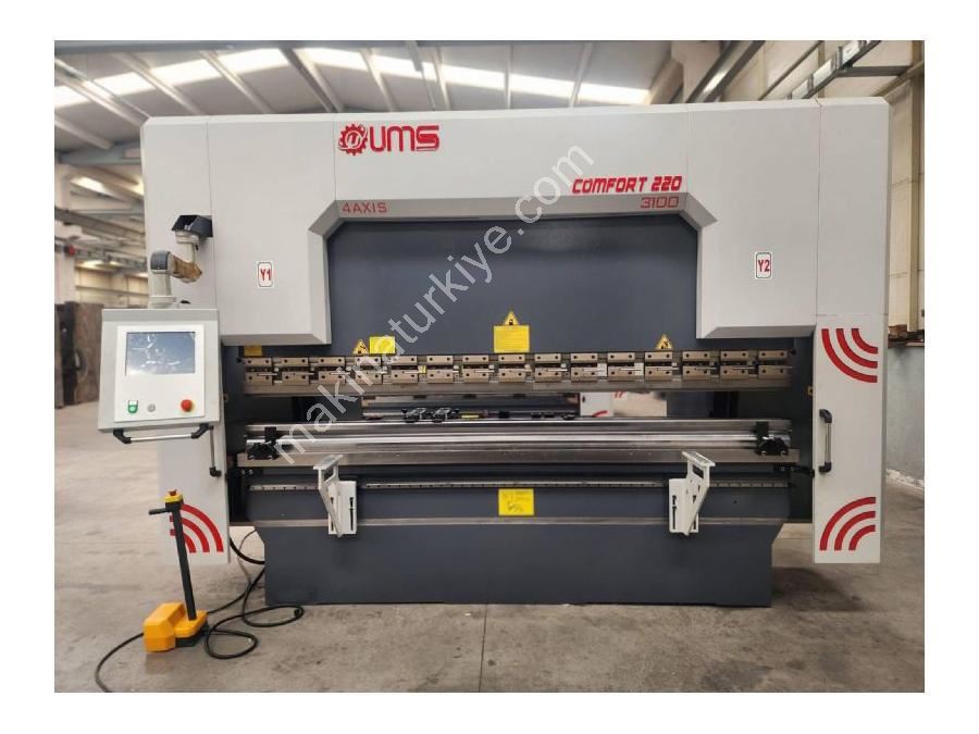 Ums Marka 3X220 Ton Cnc Hidrolik Abkant Pres