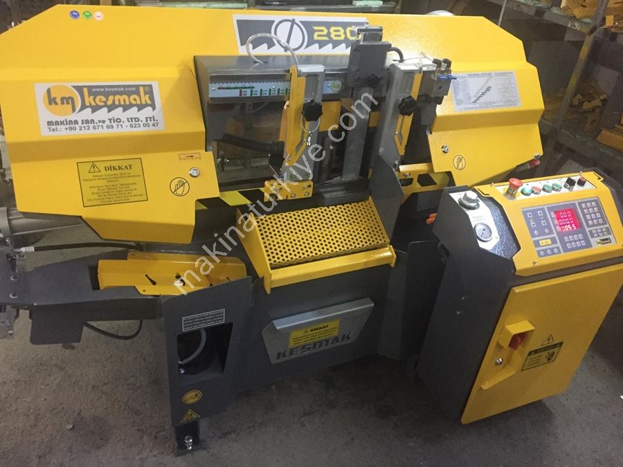KME 280 Ekranlı Tam Otomatik Düz Kesim Şerit Testere Makinası