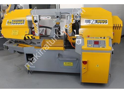 Kme 350 Ekranlı Tam Otomatik Düz Kesim Şerit Testere Makinası