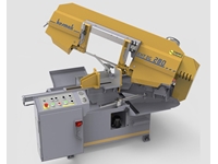 KMY DG 280 Yarı Otomatik Açılı Kesim Şerit Testere Makinası