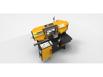 KMY DG 280 Yarı Otomatik Açılı Kesim Şerit Testere Makinası - 4