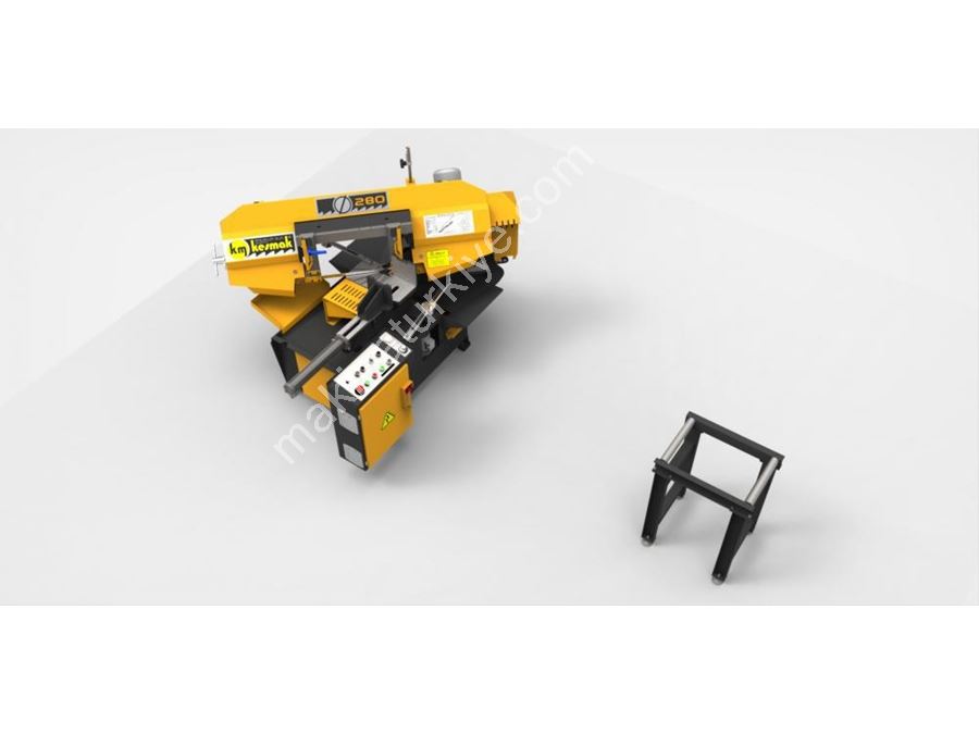 KMY DG 280 Yarı Otomatik Açılı Kesim Şerit Testere Makinası
