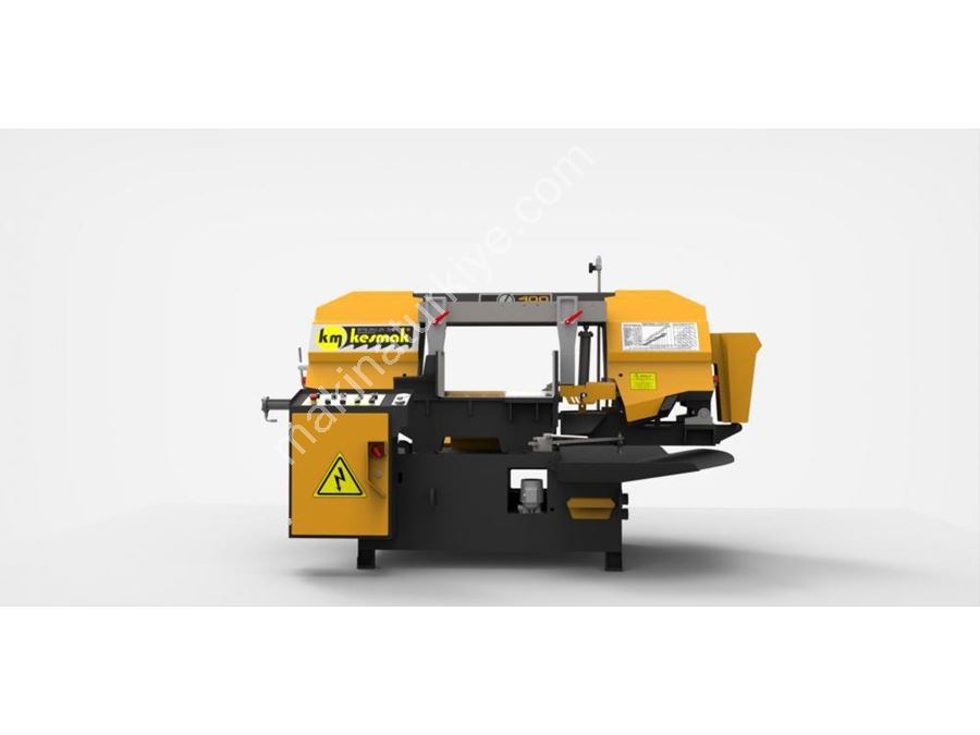 KMY DG 400 Yarı Otomatik Açılı Kesim Şerit Testere Makinası