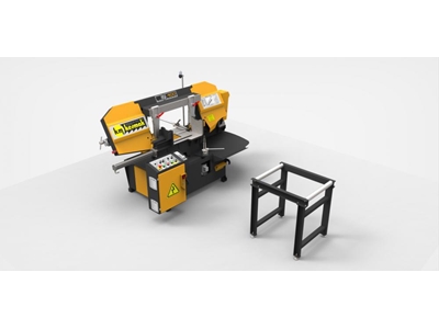 KMY DG 400 Yarı Otomatik Açılı Kesim Şerit Testere Makinası - 3