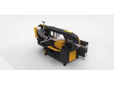 KMY DG 400 Yarı Otomatik Açılı Kesim Şerit Testere Makinası - 1