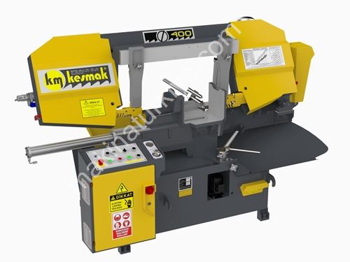 KMY DG 400 Yarı Otomatik Açılı Kesim Şerit Testere Makinası