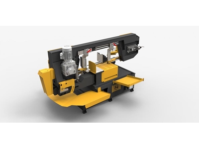 KMY DG 450 Yarı Otomatik Açılı Kesim Şerit Testere Makinası - 1