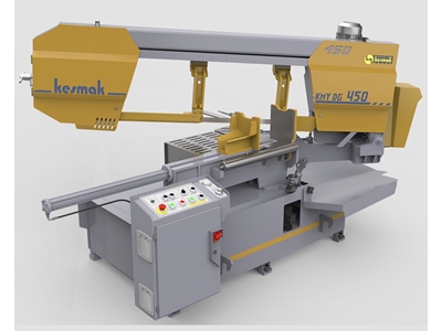 KMY DG 450 Yarı Otomatik Açılı Kesim Şerit Testere Makinası