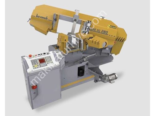 KME DG 280 Ekranlı Tam Otomatik Açılı Kesim Şerit Testere Makinası