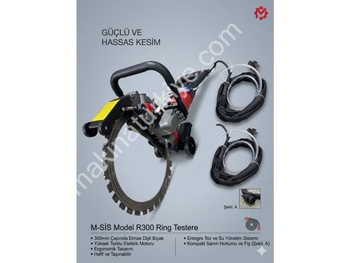 300 mm Dişli Bıçak Sıfır Duvar Kesme Makinesi