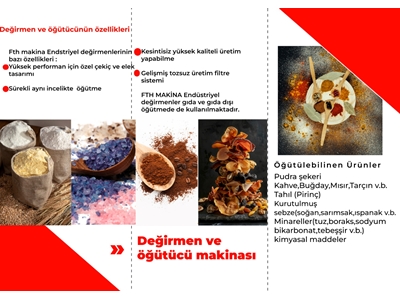 FTH-1050 Öğütücü ve Değirmen Makinesi - 8