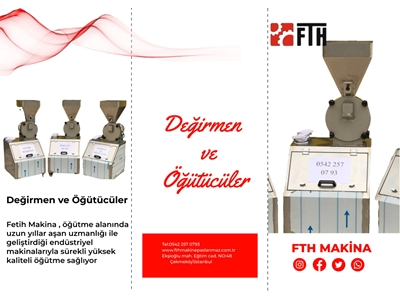 FTH-1050 Öğütücü ve Değirmen Makinesi - 7
