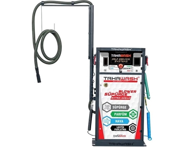Teknoself 4+1 Blower QR – RFID Self Servis P5 Ekranlı Çok Fonksiyonlu Blower Süpürge 