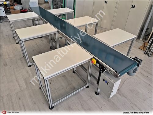 Ürün Paketleme Masalı Entegreli Konveyör Sistemleri