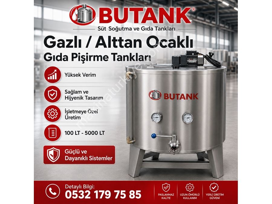 BUTANK Süt Pişirme Kazanı 