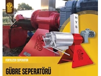 50 M³/H Kapasiteli Gübre Separatörü