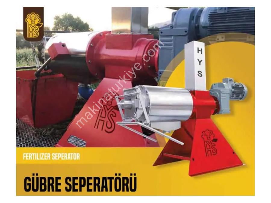50 M³/H Kapasiteli Gübre Separatörü
