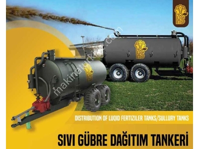 14 Ton Kapasiteli Sıvı Gübre Dağıtım Tankeri - 4