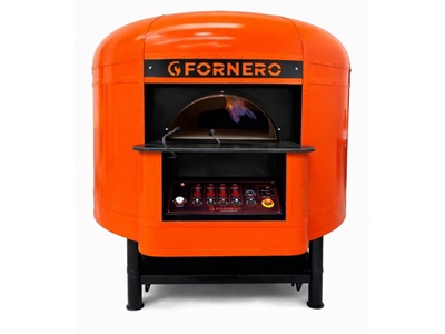 280 Adet/Saat Gazlı Profesyonel Döner Taş Tabanlı Pizza Fırını