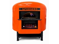 360 Adet/Saat Gazlı Profesyonel Döner Taş Tabanlı Pide Ve Lahmacun Fırını