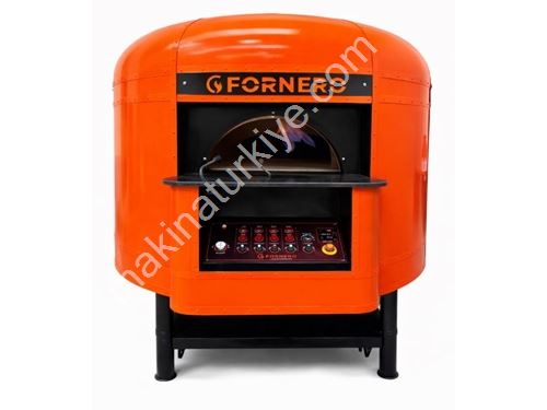 360 Adet/Saat Gazlı Profesyonel Döner Taş Tabanlı Pide Ve Lahmacun Fırını