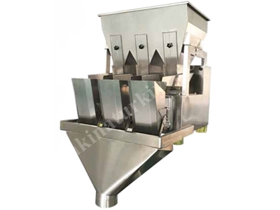 20 Pakete/Min Modulare 2-Kopf-Lineare Waage Verpackungsmaschine
