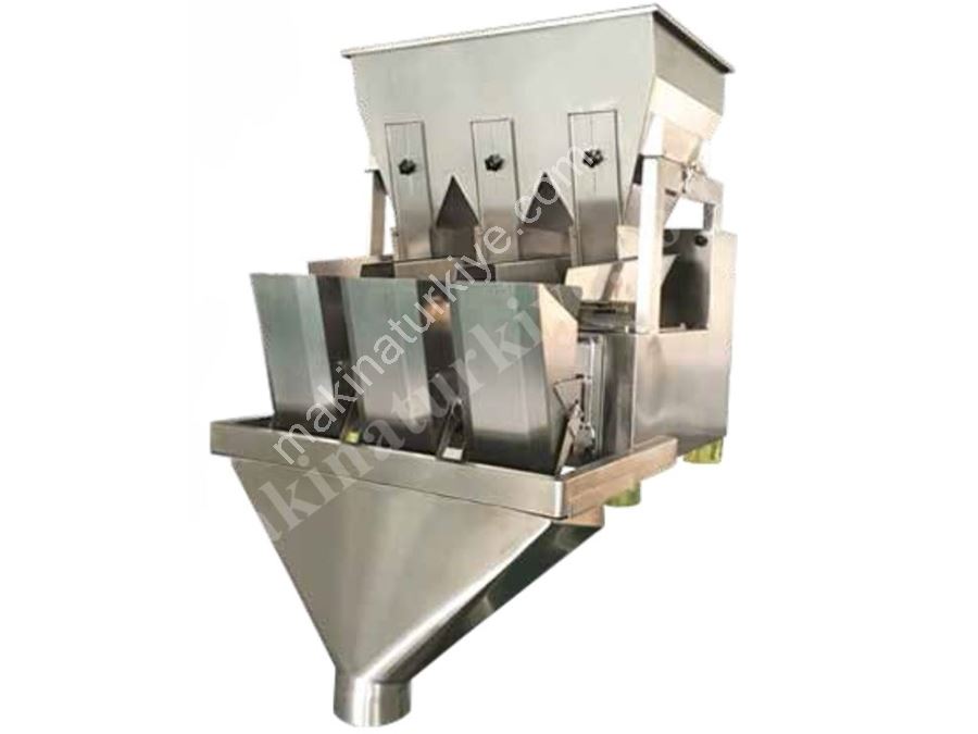 20 Pakete/Min Modulare 2-Kopf-Lineare Waage Verpackungsmaschine
