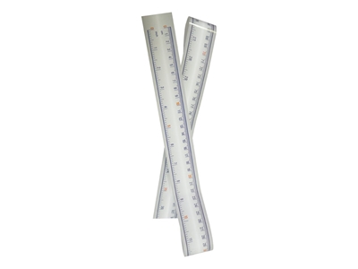 Yapışkanlı Metre Mezura Cm / İnç 1 Metre (10 Adet) - 0