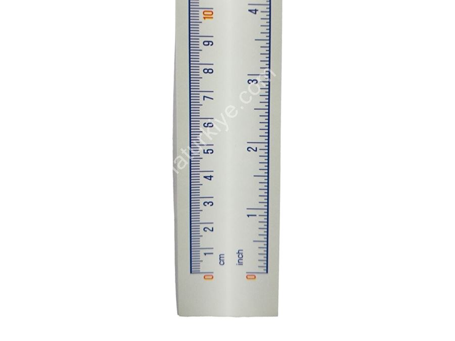 Yapışkanlı Metre Mezura Cm / İnç 1 Metre (10 Adet)