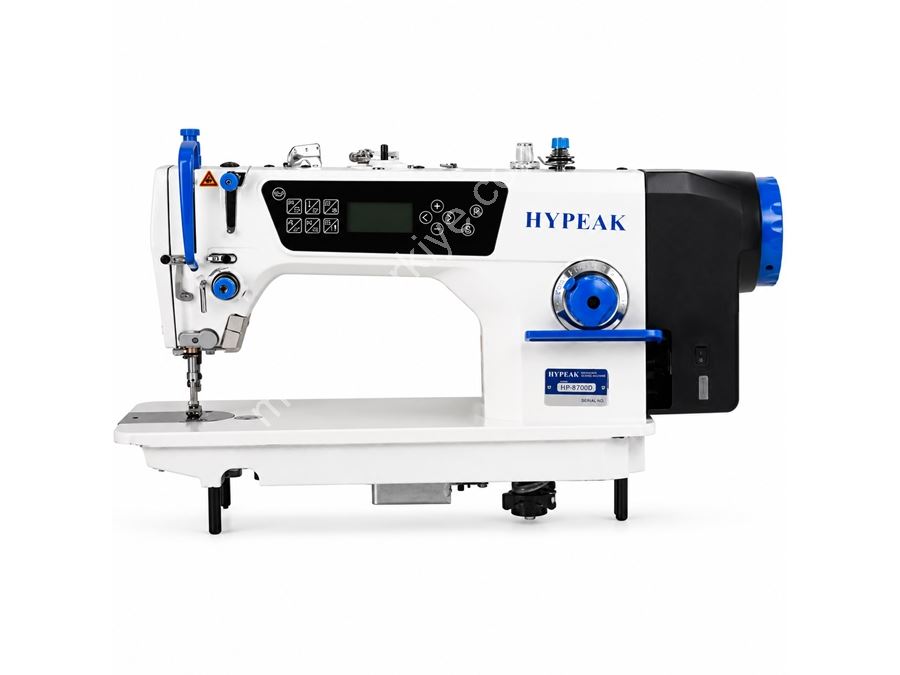 Hypeak Hyp-1560 Elektronik İp Kesmeli Düz Dikiş Makinesi Tablalı – (Başlangıç Seti Hediyeli)