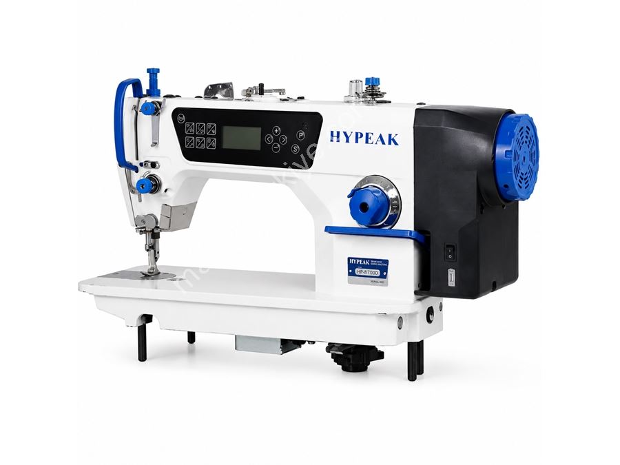 Hypeak Hyp-1560 Elektronik İp Kesmeli Düz Dikiş Makinesi Tablalı – (Başlangıç Seti Hediyeli)