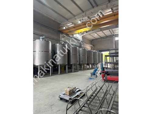 50 Ton Kapasiteli Paslanmaz Zeytinyağı Tankı