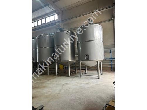 100 Ton Kapasiteli Paslanmaz Zeytinyağı Tankı