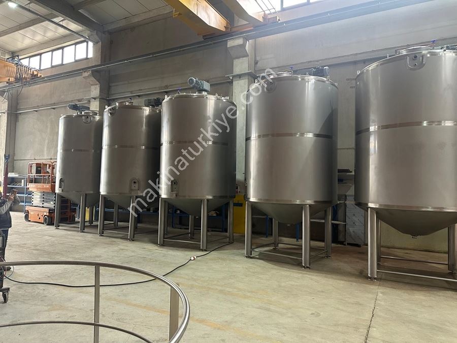 100 Ton Kapasiteli Paslanmaz Zeytinyağı Tankı