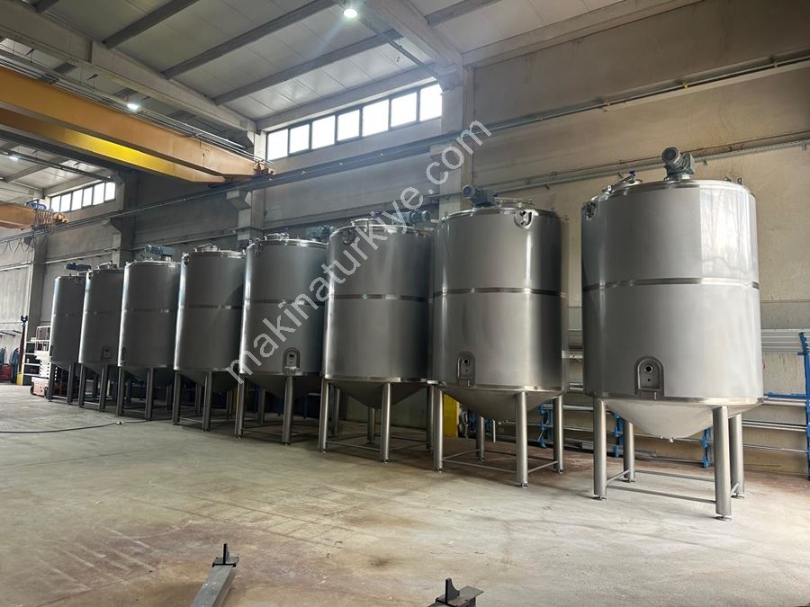 150 Ton Kapasiteli Paslanmaz Zeytinyağı Tankı
