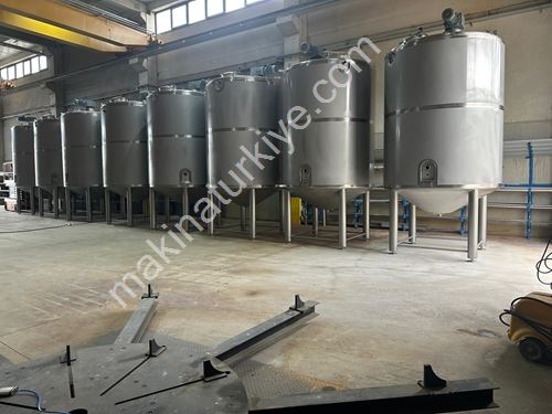 150 Ton Kapasiteli Paslanmaz Zeytinyağı Tankı