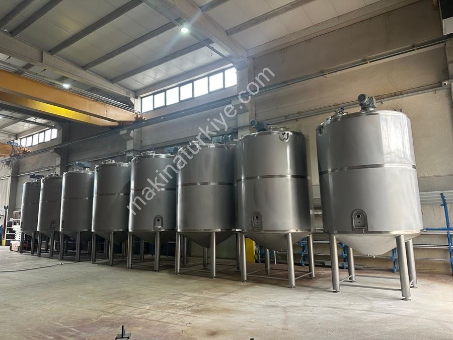 200 Ton Kapasiteli Paslanmaz Zeytinyağı Tankı