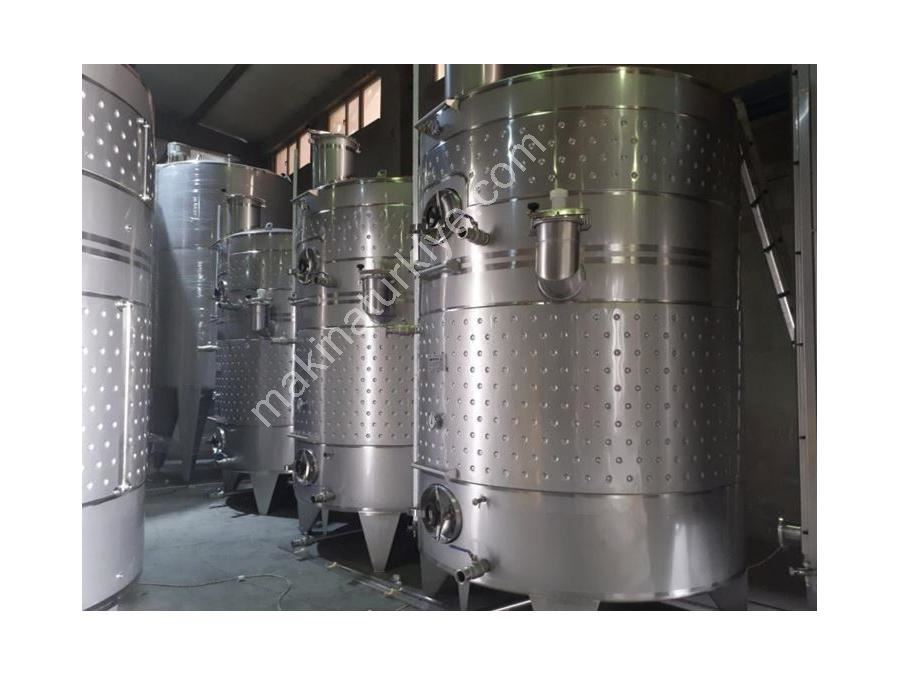 50 Ton Kapasiteli Paslanmaz Alkol Proses Tankı