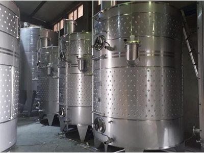 100 Ton Kapasiteli Paslanmaz Alkol Proses Tankı